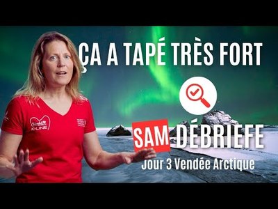 48h d'enfer en mer : Sam Davies analyse la course de Violette sur la Vend�e Arctique