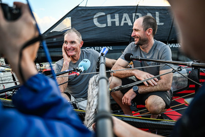 Jérémie Beyou et Morgan Lagravière (Charal) remportent la TRANSAT CAFÉ L'OR en IMOCA