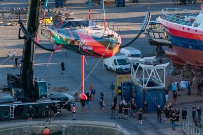 Malizia 4, le nouvel IMOCA de Boris Herrmann et Team Malizia, mis � l'eau