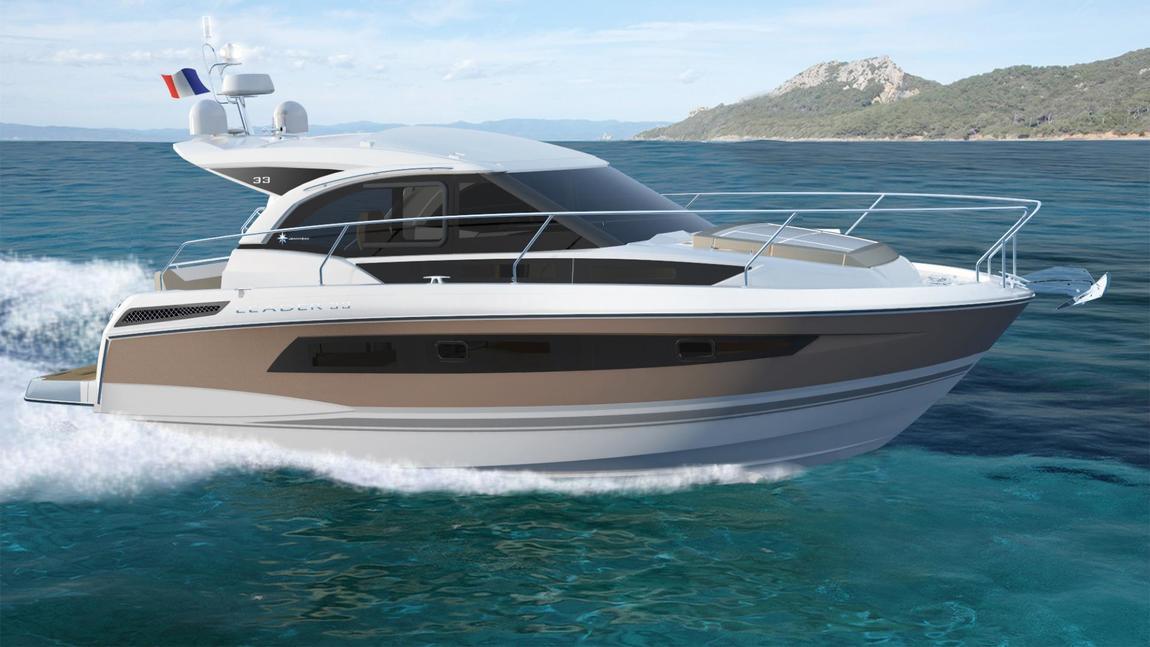 Jeanneau Leader 33 - bateau à moteur - Fiche technique Bateaux.com